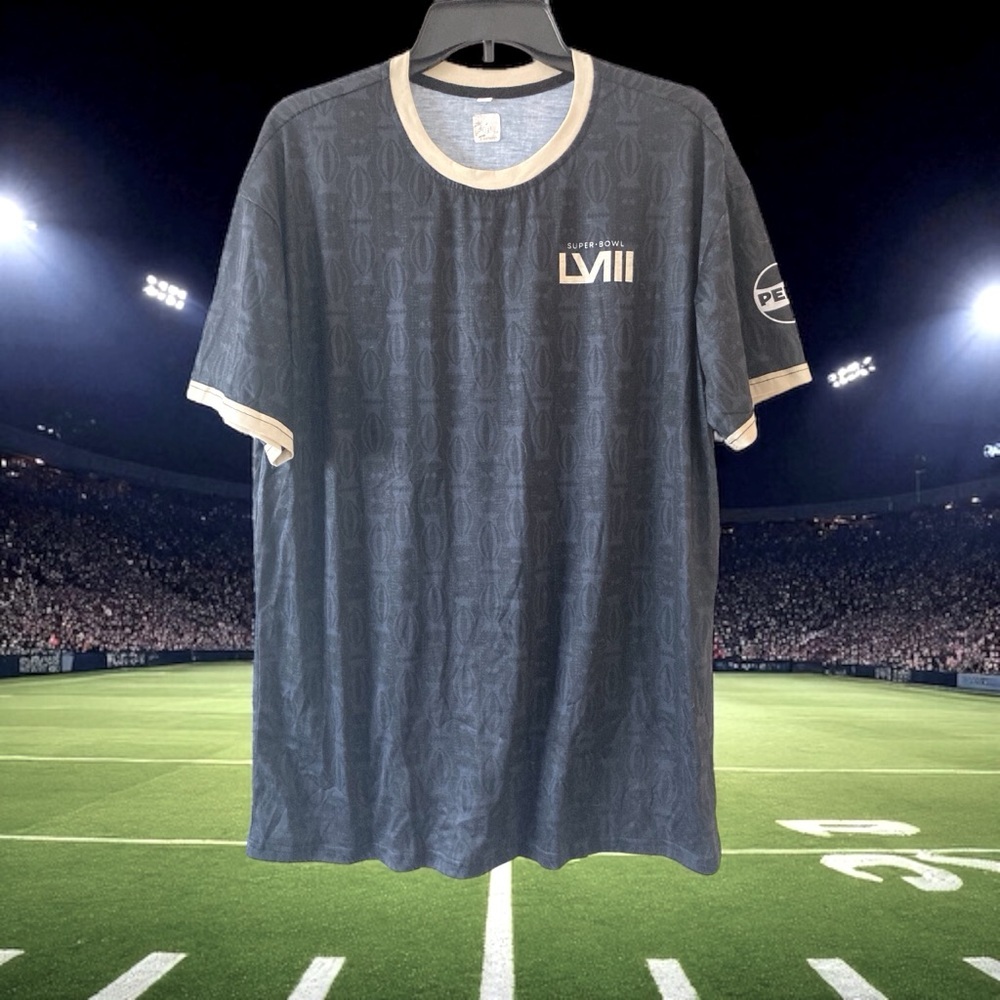 NFL Super Bowl LVIII Jersey Tee – Pepsi Promo Men’s L NFL Authentic